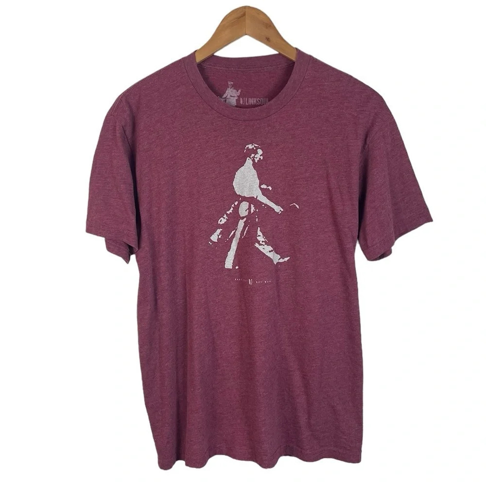 TS606 Men’s Linksoul Lab Tempus Fugit Golf Brand T Shirt M